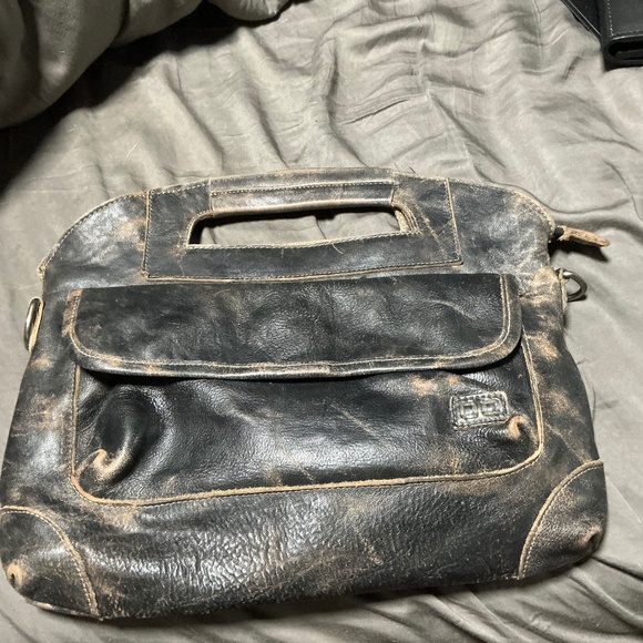 Bed Stu distressed black handbag. No longer in production. - Picture 1 of 2